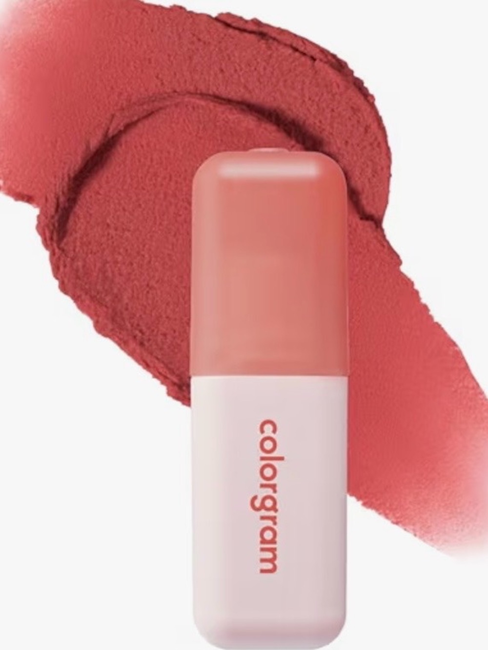 5/$22 COLORGRAM Nude Blur Lip Tint in Shade 04 - Coral Lit - Picture 2 of 4